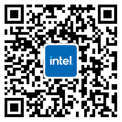 Intel Cpu Qr Code 英特尔 AI 实践日